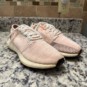 adidas Women's Pure Boost Go Running White Sneakers Size 8W B75666